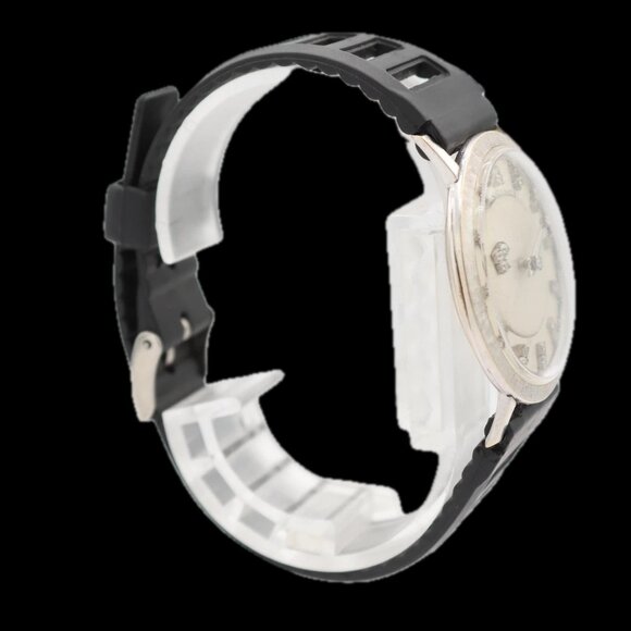 Vintage Longines Mystery Dial Men's Mechanical Wristwatch 528 Swiss 14k WGF - Picture 3 of 4